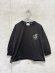 画像1: 2026秋冬　GC　  PTTテンジク DRAWSTRING 長袖 Tシャツ　2；黒 (1)
