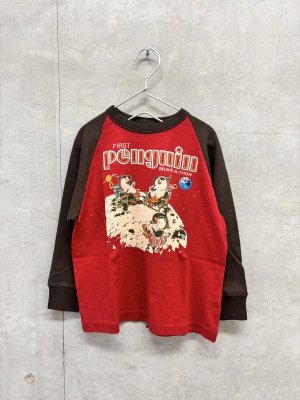 画像1: 2026秋冬 　DENIMDUNGAREE　　 テンジクPENGUIN L/S  TEE    55:DR (1)