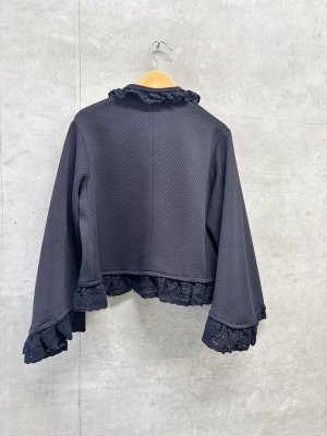 画像4: 2026秋冬　MARET(マレ) 　  ダイヤキルトナイトカーデ　　2；黒　サイズ；F (4)