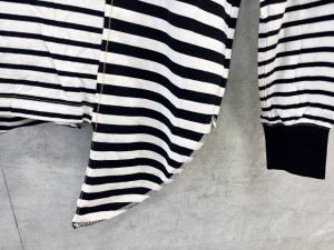 画像2: 2026秋冬　MARET(マレ) 　  ボーダーPUT　OUT　TEE　　2；黒　 (2)