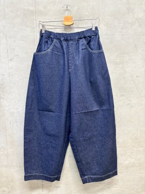 画像1: NAYURAL LAUNDRY  　oz デニムオーバルパンツ　　090；　　サイズ；2 (1)