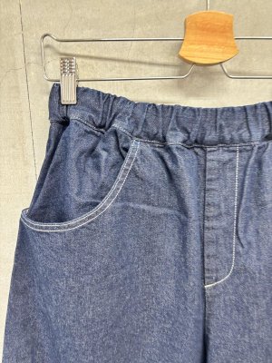 画像2: NAYURAL LAUNDRY  　oz デニムオーバルパンツ　　090；　　サイズ；2 (2)