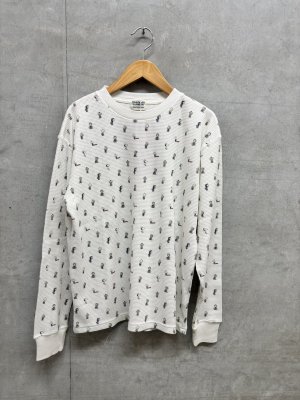 画像1: 2026秋冬 　DENIMDUNGAREE　　	  ワッフル SNOOPY ソウガラ TEE　　1；白 (1)