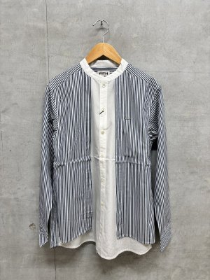 画像1: 2026秋冬　FITH  　レイヤード長袖 シャツ　　1；白 (1)