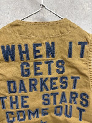 画像2: 2026秋冬 　DENIMDUNGAREE　 　ツイルスター ベスト　16；ベージュ (2)
