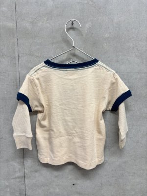 画像2: 2026秋冬 　DENIMDUNGAREE　　	  テンジク FOREVER レイヤード L/S TEE　　11；生成 (2)