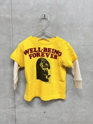 画像1: 2026秋冬 　DENIMDUNGAREE　　	  テンジク FOREVER レイヤード L/S TEE　　10；黄 (1)