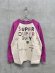 画像1: 2026秋冬 　DENIMDUNGAREE　　 ビンテージテンジク ラクガキ長袖 Tシャツ　6：ピンク (1)