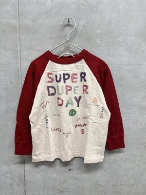 画像1: 2026秋冬 　DENIMDUNGAREE　　 ビンテージテンジク ラクガキ長袖 Tシャツ　55；DR (1)