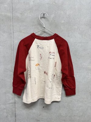 画像3: 2026秋冬 　DENIMDUNGAREE　　 ビンテージテンジク ラクガキ長袖 Tシャツ　55；DR (3)