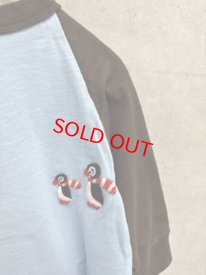 画像3: 2026秋冬 　DENIMDUNGAREE　　 テンジクPENGUIN L/S  TEE    44；ライトブルー　　サイズ；BM (3)