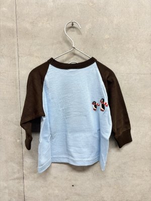 画像4: 2026秋冬 　DENIMDUNGAREE　　 テンジクPENGUIN L/S  TEE    44；ライトブルー　　サイズ；BM (4)