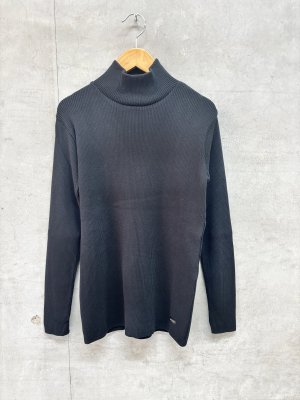 画像1: 2026秋冬　FITH  　ウォッシャブルKNITコットン長袖 タートル　　2；黒 (1)