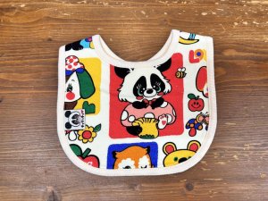 画像1: チェリッチュ　　レトロラブ　総柄スタイ　OFFWHITE　　サイズ；FREE (1)