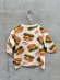 画像3: クレイジーGOGO　ビッグバーガー五分袖丈Tシャツ　　OFFWHITE (3)