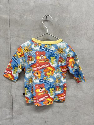 画像3: クレイジーGOGO　GOGOレインボー五分袖丈Tシャツ　BLUE　　 (3)