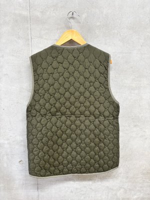 画像3: YARRA NEU　soronaキルトベスト　34；カーキ　　　サイズ；FREE (3)