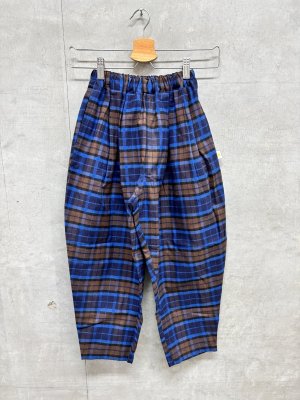 画像1: 2026秋冬　フランキーグロウ　FRANNEL CHECK TEPERED PANTS　カラー；PLAID　キッズサイズ (1)