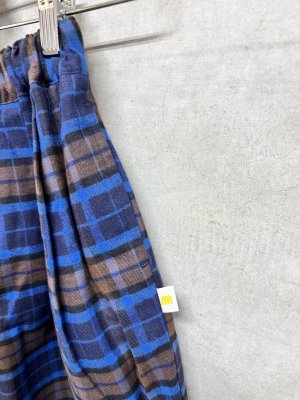 画像2: 2026秋冬　フランキーグロウ　FRANNEL CHECK TEPERED PANTS　カラー；PLAID　キッズサイズ (2)