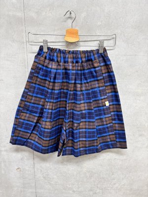画像1: 2026秋冬　フランキーグロウ　FRANNEL CHECK SHORT PANTS　カラー；PLAID　キッズサイズ；2 (1)