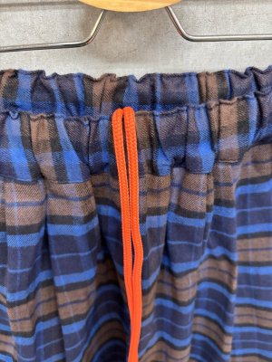 画像4: 2026秋冬　フランキーグロウ　FRANNEL CHECK SHORT PANTS　カラー；PLAID　キッズサイズ；2 (4)