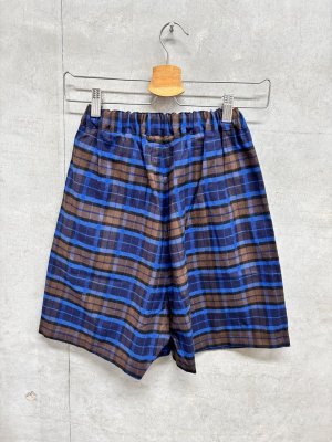 画像3: 2026秋冬　フランキーグロウ　FRANNEL CHECK SHORT PANTS　カラー；PLAID　キッズサイズ；2 (3)