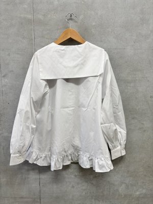画像4: nunuforme 　ビッグカラーブラウス 　 Off White (4)