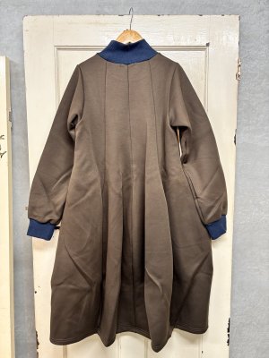 画像1: nunuforme　　コクーンワンピース　　Brown (1)