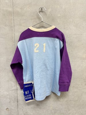 画像3: 2026秋冬 　DENIMDUNGAREE　　テンジク エプロンツキ 長袖 Tシャツ　　91；クレイジー (3)