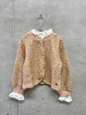 画像1: MakeYourDay　ネップＪＱＤカーデ　　カラー；ピンク (1)