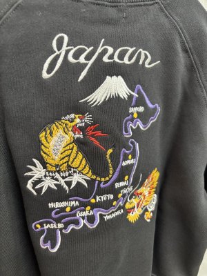 画像3: MakeYourDay　シシュウトレーナー　カラー；ブラック (3)