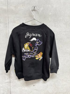 画像4: MakeYourDay　シシュウトレーナー　カラー；ブラック (4)