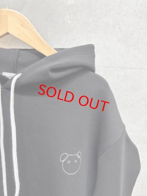 画像2: 2026秋冬　フランキーグロウ　DOUBLE KNIT HOODIE  　カラー；BLACK (2)