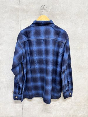 画像3: 2026秋冬 　DENIMDUNGAREE　　インディゴオンブレー シャツ　　4；紺 (3)