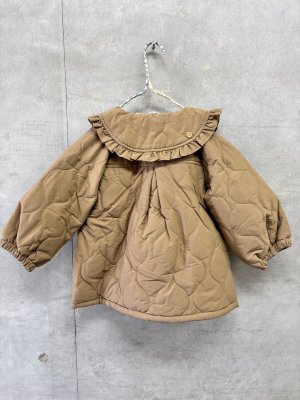 画像4: MakeYourDay　裏フリースキルトブルゾン　カラー；ベージュ (4)