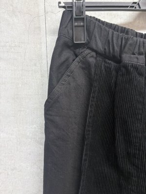 画像3: gomme　コーデュロイパンツ　　2；ブラック　サイズ；M (3)