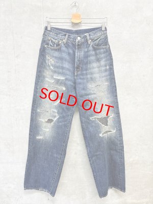 画像1: 2026秋冬 　DENIMDUNGAREE　　12ozHOME MADE デニムグランジリメイク　　4；紺 (1)