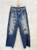 画像1: 2026秋冬 　DENIMDUNGAREE　　12ozHOME MADE デニムグランジリメイク　　4；紺 (1)
