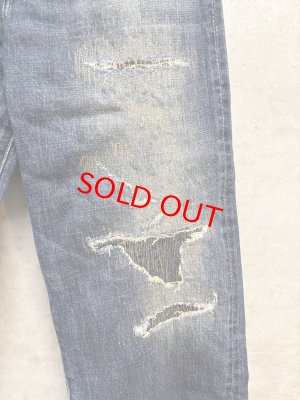 画像4: 2026秋冬 　DENIMDUNGAREE　　12ozHOME MADE デニムグランジリメイク　　4；紺 (4)