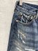 画像3: 2026秋冬 　DENIMDUNGAREE　　12ozHOME MADE デニムグランジリメイク　　4；紺 (3)