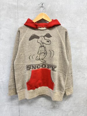 画像1: 2026秋冬 　DENIMDUNGAREE　　ウラケ SNOOPY パーカー　　3；グレー (1)