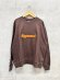 画像1: 2026秋冬　フランキーグロウ EMBROIDERY LOGO SWEATSHIRT    カラー；BROWN  (1)