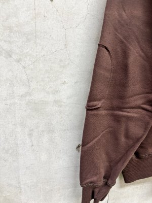画像4: 2026秋冬　フランキーグロウ EMBROIDERY LOGO SWEATSHIRT    カラー；BROWN  (4)