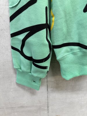 画像2: 2026秋冬　フランキーグロウ  ALL-OVER PATTERN SWEATSHIRT    カラー；GREEN (2)