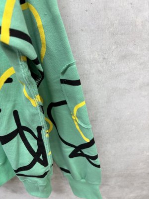 画像3: 2026秋冬　フランキーグロウ  ALL-OVER PATTERN SWEATSHIRT    カラー；GREEN (3)