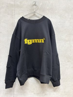 画像1: 2026秋冬　フランキーグロウ EMBROIDERY LOGO SWEATSHIRT    カラー；BLACK (1)