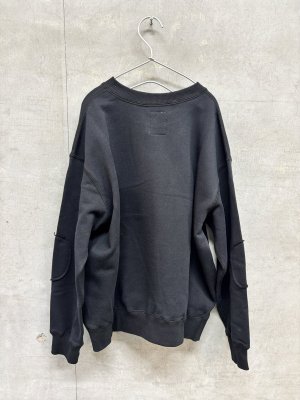 画像4: 2026秋冬　フランキーグロウ EMBROIDERY LOGO SWEATSHIRT    カラー；BLACK (4)
