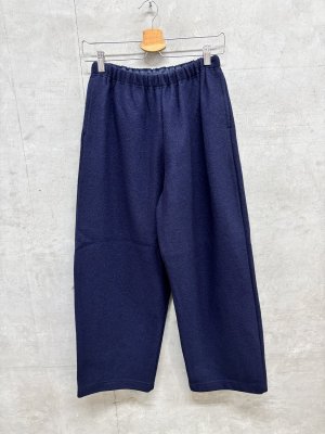 画像1: NAYURAL LAUNDRY  　Wリングミディアムパンツ　　480；ネイビー　 サイズ；2 (1)