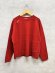 画像1: NAYURAL LAUNDRY  　軽縮メリノ刺繍プルオーバー　　350；レッド　  サイズ；2 (1)