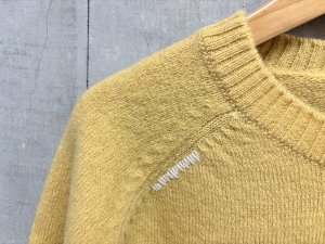 画像3: NAYURAL LAUNDRY  　軽縮メリノ刺繍プルオーバー　　250；イエロー  サイズ；2 (3)